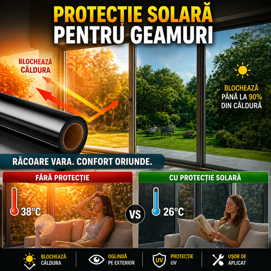Banda Solară - Mai puțină căldură, mai mult confort zilnic